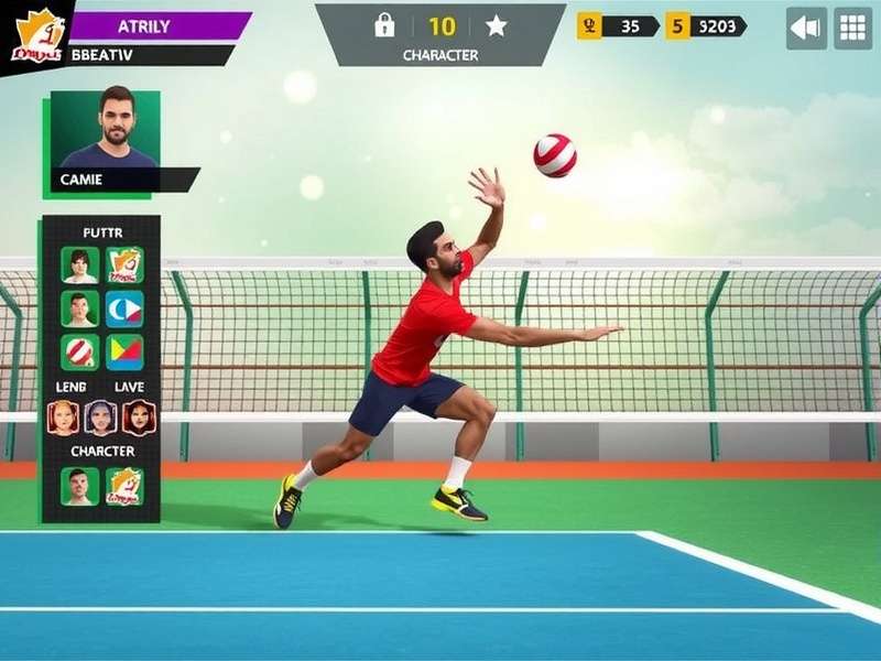 Volley Dynasty Punjab gameplay screenshot showing character action