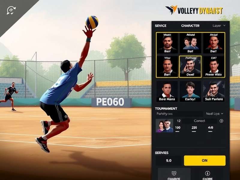 Volley Dynasty Punjab character customization screen